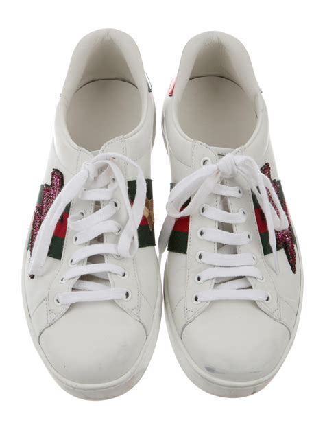 gucci embroidered sneaker